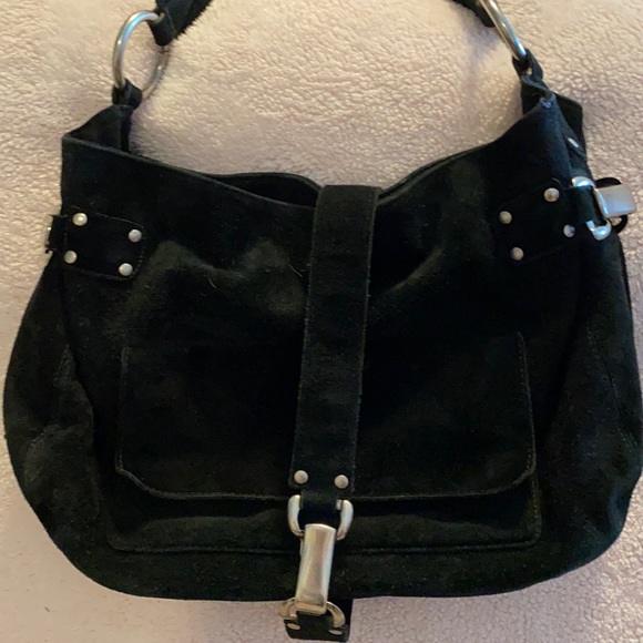 Kooba Suede Shoulder Bag - Picture 1 of 4